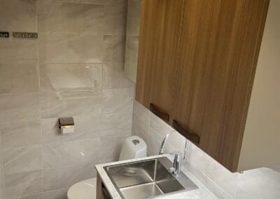 WC:n remontti, kylpyhuone, kodinhoitohuone